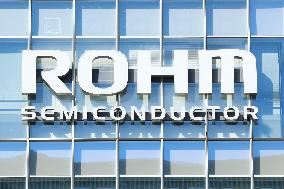 ROHM signboard and logo